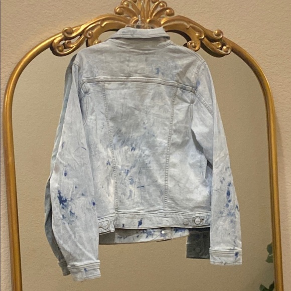 Slink Jeans Tie-Dye Denim Jacket Love Your Body Size 2X - Picture 5 of 10
